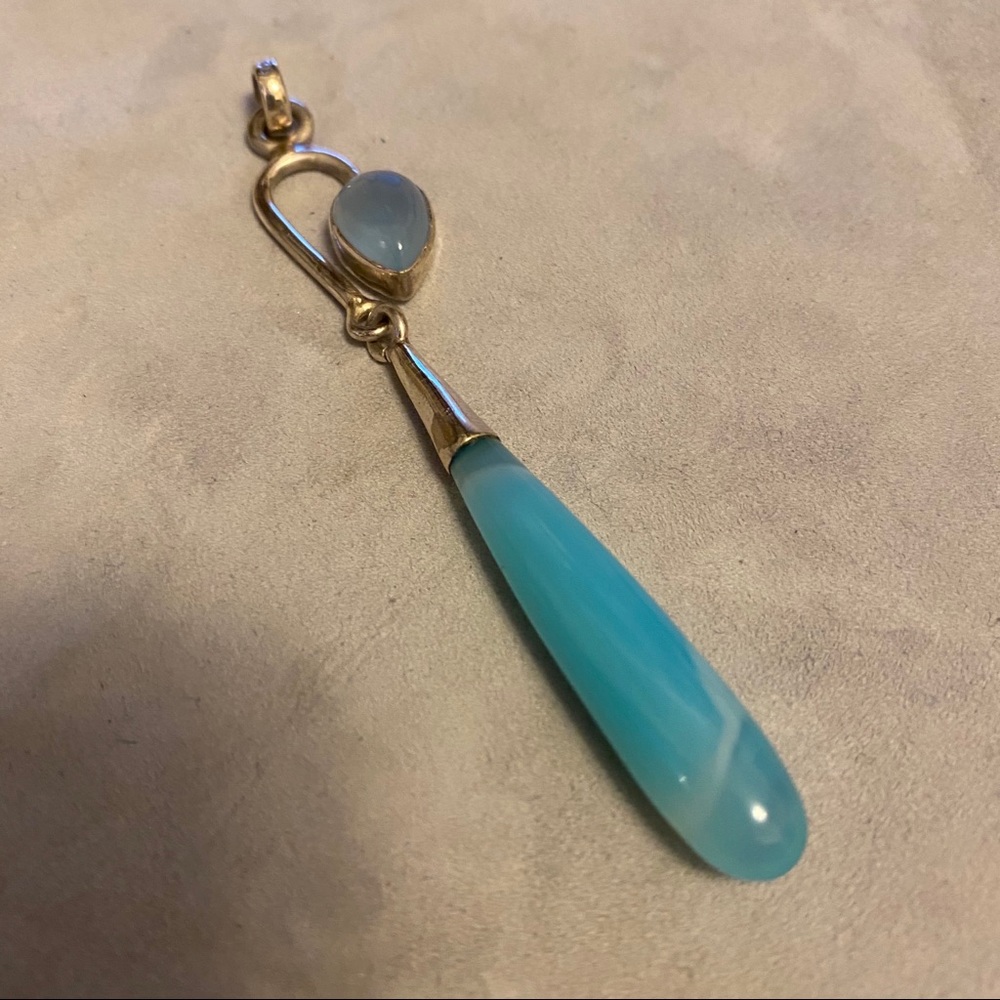 Moonstone sterling silver pendant